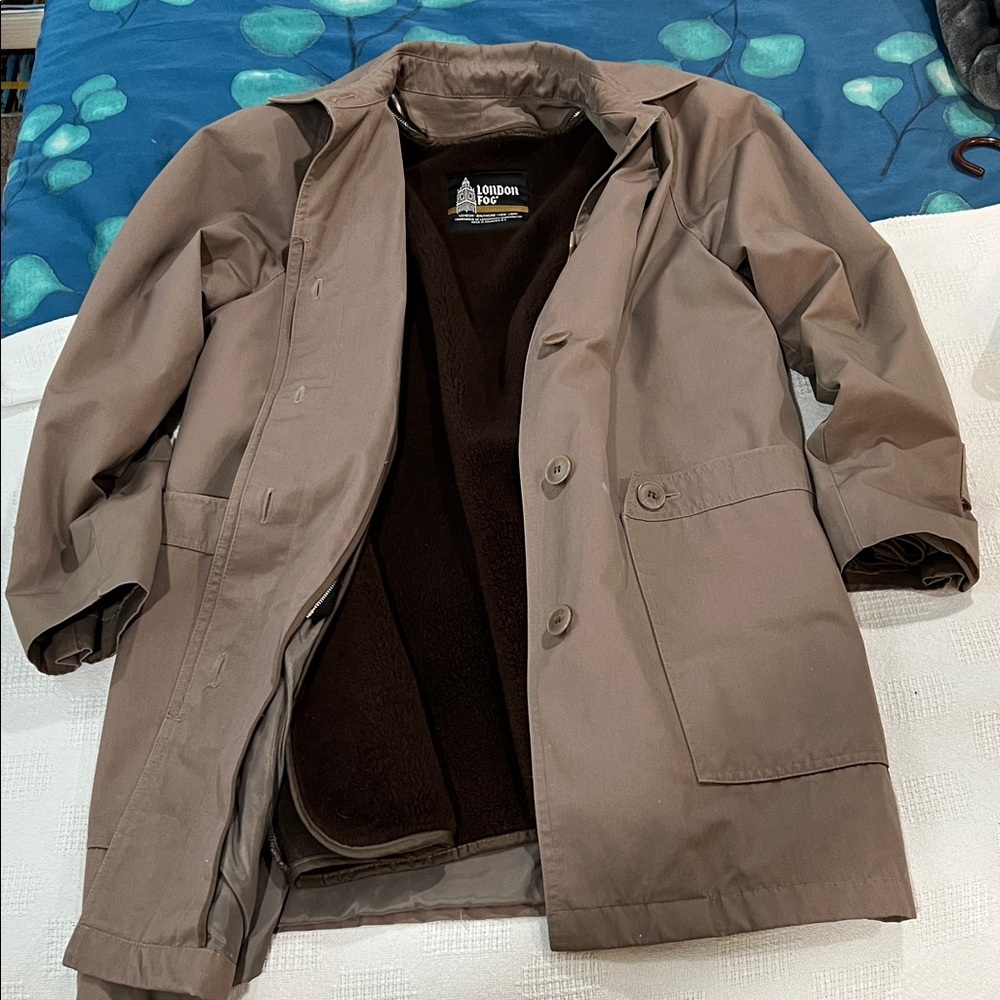 London Fog Women’s Brown Trench Coat Jacket